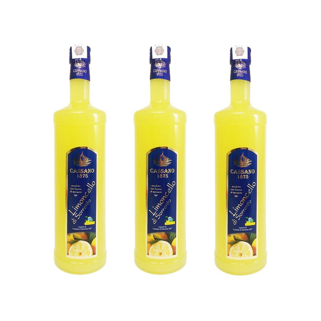 [SUMMER PARTY] Special Price 3x Limoncello of Sorrento IGP Lemon 1000ml - PepeGusto